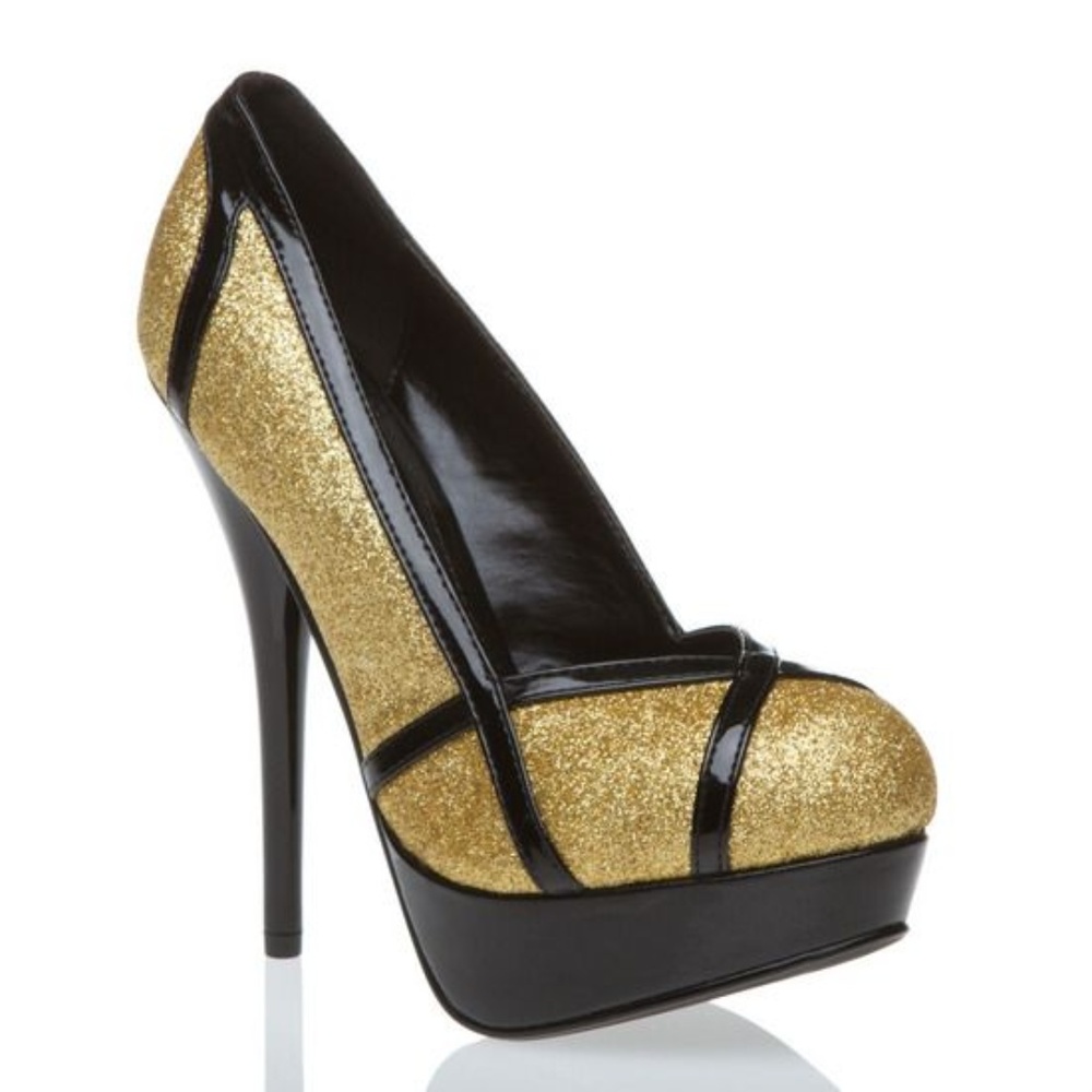 Bly Gold Heels
